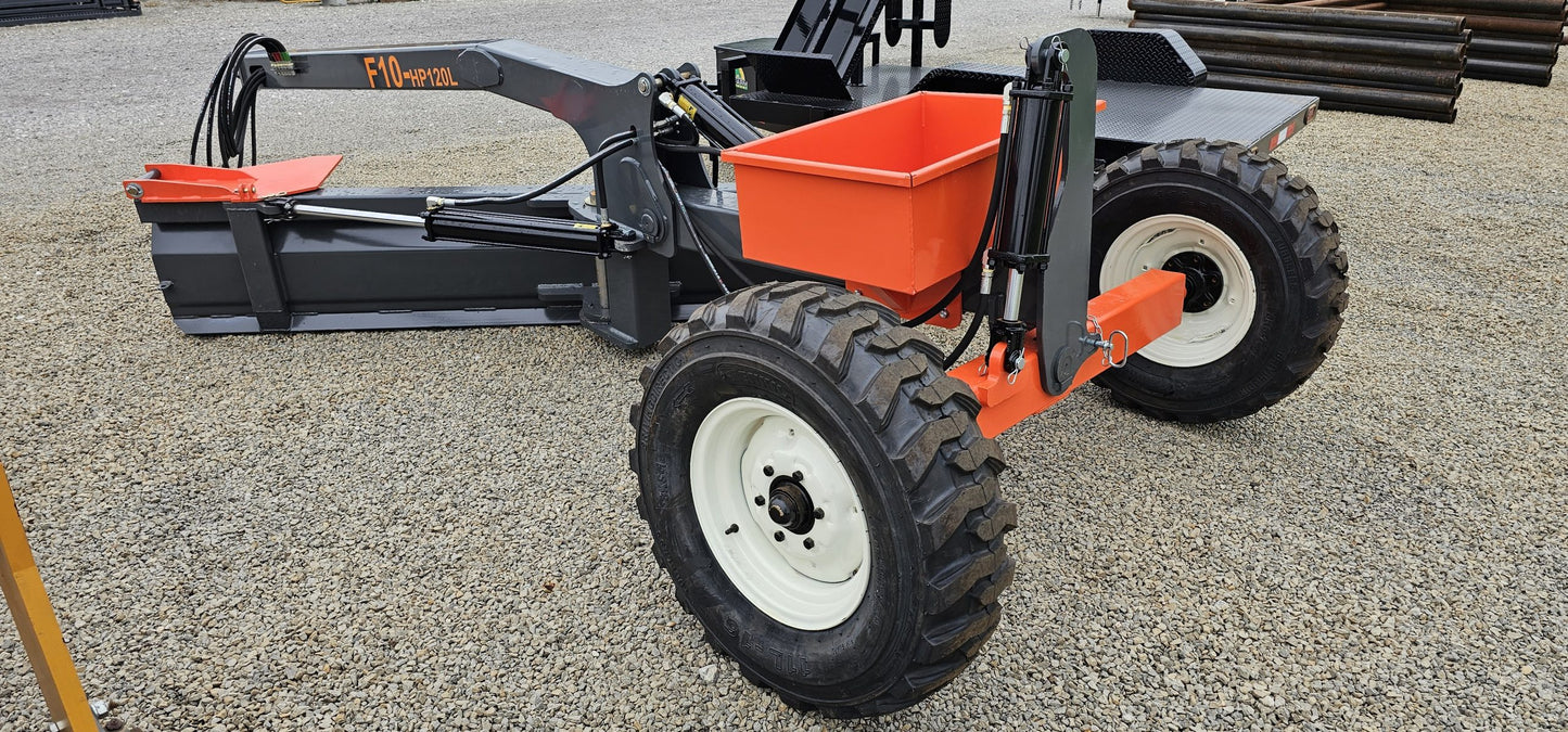 DH Farm Grader Blade | Model F10‑HP120L | Frame 6″ × 6″ | Pull Type | 80–120 HP | For Tractors