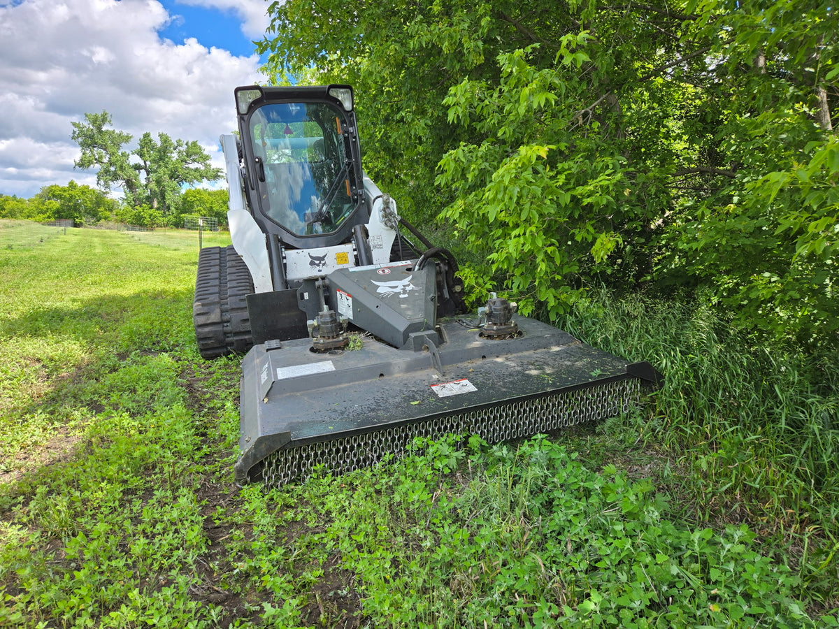 Top Dog Attachments Side Shift Adapter | Standard Side Shift 16" | Overall Width 61" | 10-40 GPM | For Skid Steers