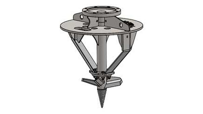 Baumalight Small Stump Planner Bits | Model D002771 | 2" Hex x 8" - 2" Hex x 20" Attachment Size | 650 lbs | Hydraulic Flow 20 To 45 GPM | For Skid Steer