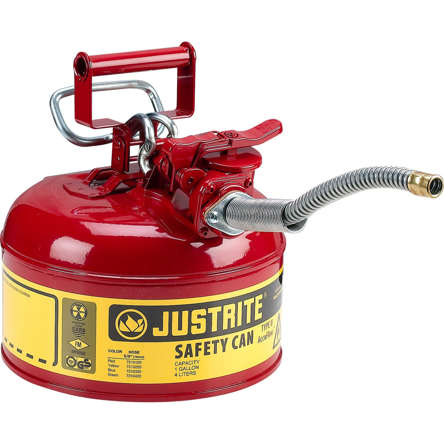 Justrite Logo Justrite® Type Ii Accuflow™ Safety Cans – Ripping It Outdoors