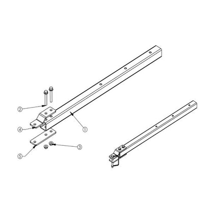 Swisher Hitch Coupler & Finish Cut Service Kits | Models 18915, 21053-21058, 20954 | 44", 60", 66" Width | OEM Replacement Parts for Rough Cut & Finish Cut Mowers | Horsepower 15 To 20 HP | ATV & UTV