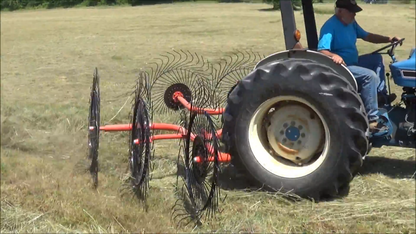 Befco Ground Driven Finger Wheel Rakes | Model RS2-02 To RS2-06 | Working Width 4'3" To 15'10" | Horsepower 16-80 HP | For Tractors