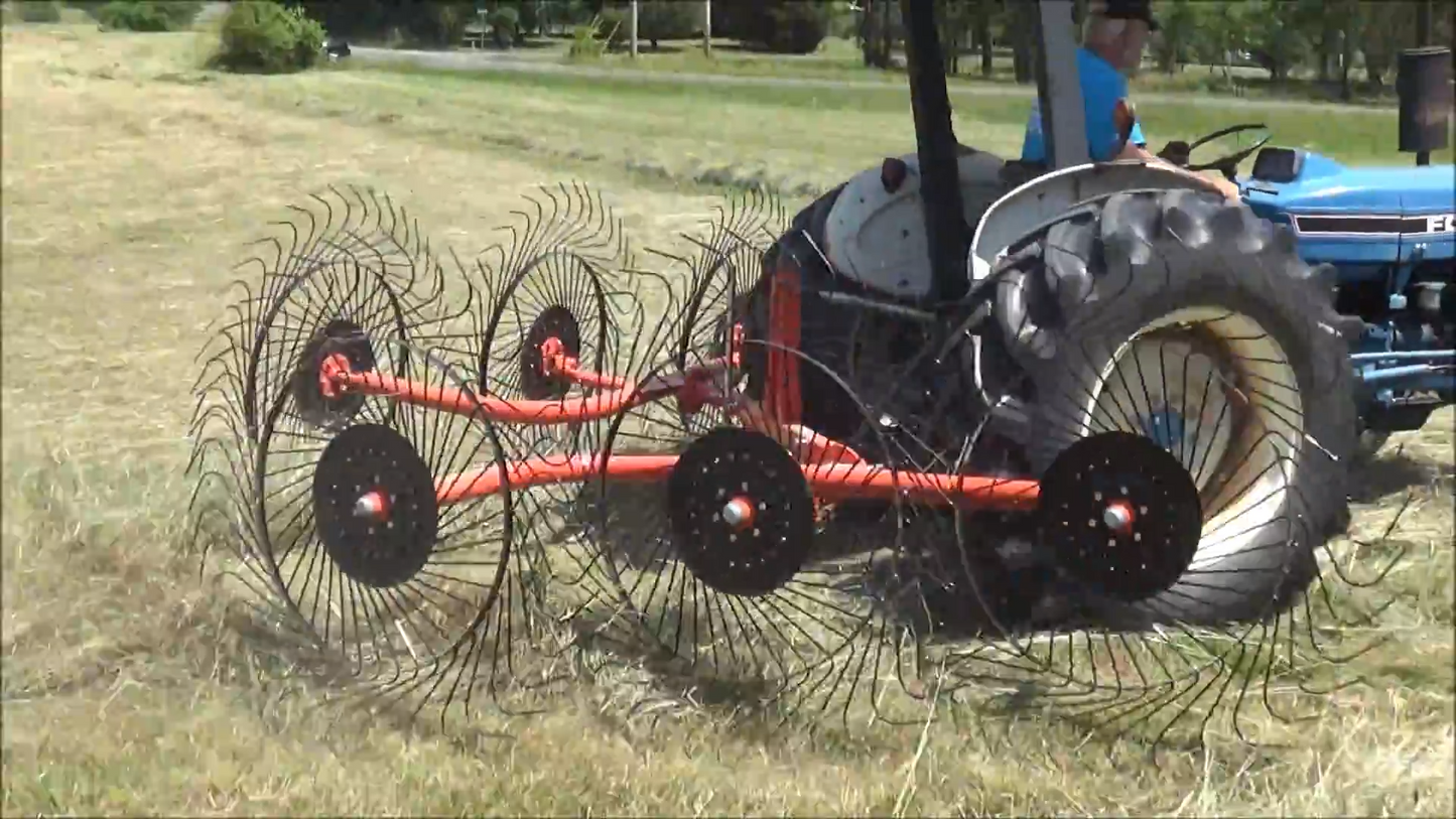 Befco Ground Driven Finger Wheel Rakes | Model RS2-02 To RS2-06 | Working Width 4'3" To 15'10" | Horsepower 16-80 HP | For Tractors