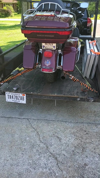 Black Widow Big Boy EZ Rizer™ Folding Motorcycle Ramp | Models TF-6048-EZ & TF-6060-EZ | Size 48" & 60" Wide | Capacity 3,000 lb | Horsepower 4 To 90+ HP | For Motorcycles, ATVs & UTVs