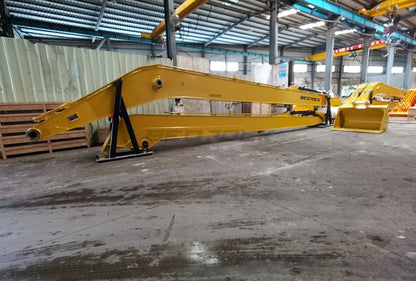 Bedrock Attachments Long Reach Arm and Boom | Reach 66' Ft | Machine Size 30-35 Tons | For Excavators CAT 329E/329EL/329F/330F/330FL