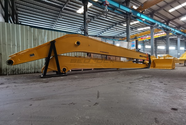 Bedrock Attachments Long Reach Arm and Boom | Reach 66' Ft | Machine Size 30-35 Tons | For Excavators John Deere 350