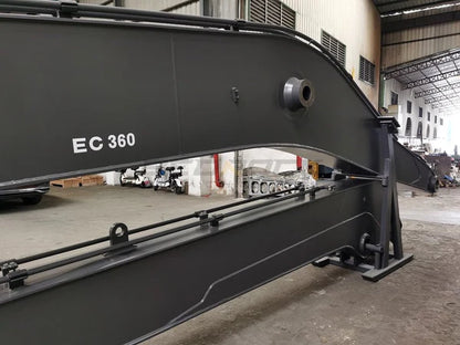 Bedrock Attachments Long Reach Arm and Boom | Reach 65' Ft | Machine Size 35-40 Tons | For Excavators Volvo EC360