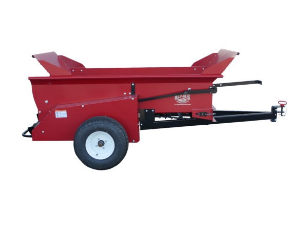 Millcreek | Small Top Dresser | Model 2100 Turf Tiger | 28 cu. ft. Capacity | Ground Driven | Horsepower15HP | For Tractor