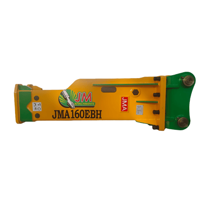 JMA Attachments Hydraulic Hammer | Model JMA-160 EBH | Energy Class 2,100 Joules | For 15 – 18 Tons Excavators