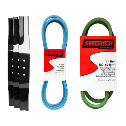 Swisher Hitch Coupler & Finish Cut Service Kits | Models 18915, 21053-21058, 20954 | 44", 60", 66" Width | OEM Replacement Parts for Rough Cut & Finish Cut Mowers | Horsepower 15 To 20 HP | ATV & UTV
