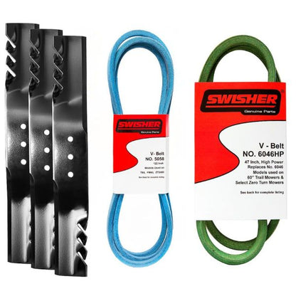 Swisher Hitch Coupler & Finish Cut Service Kits | Models 18915, 21053-21058, 20954 | 44", 60", 66" Width | OEM Replacement Parts for Rough Cut & Finish Cut Mowers | Horsepower 15 To 20 HP | ATV & UTV
