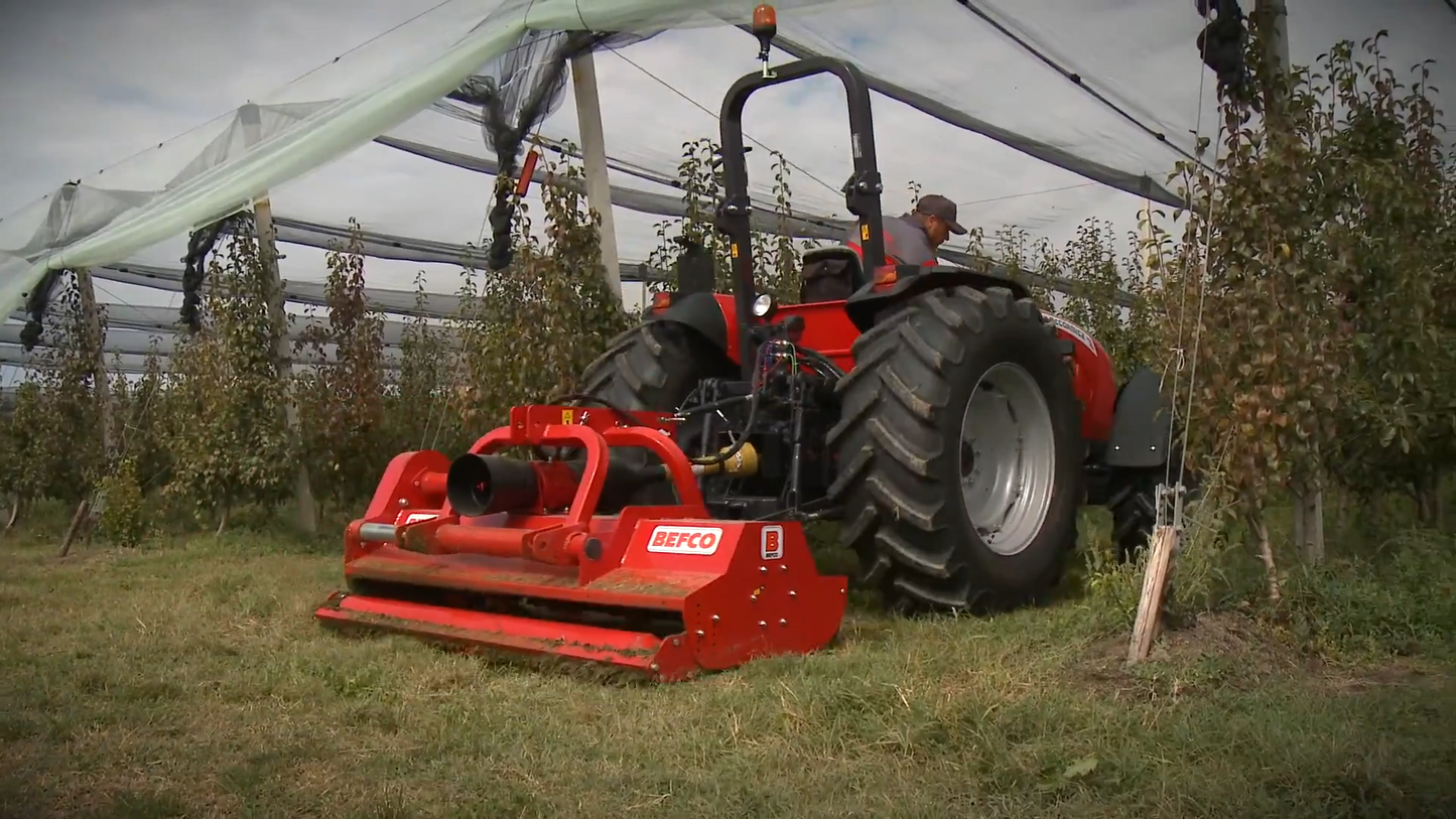 Befco | Destroyer Flail Shredder | Model D90 Series | Width 60" To 88" | Horsepower 40–90 HP | Side-Shift | Horsepower 40–90 HP | For Tractor