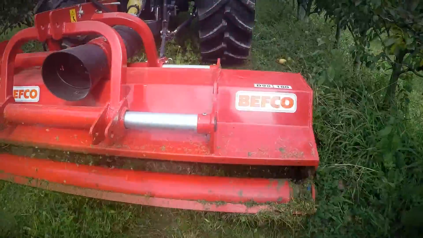 Befco | Destroyer Flail Shredder | Model D90 Series | Width 60" To 88" | Horsepower 40–90 HP | Side-Shift | Horsepower 40–90 HP | For Tractor