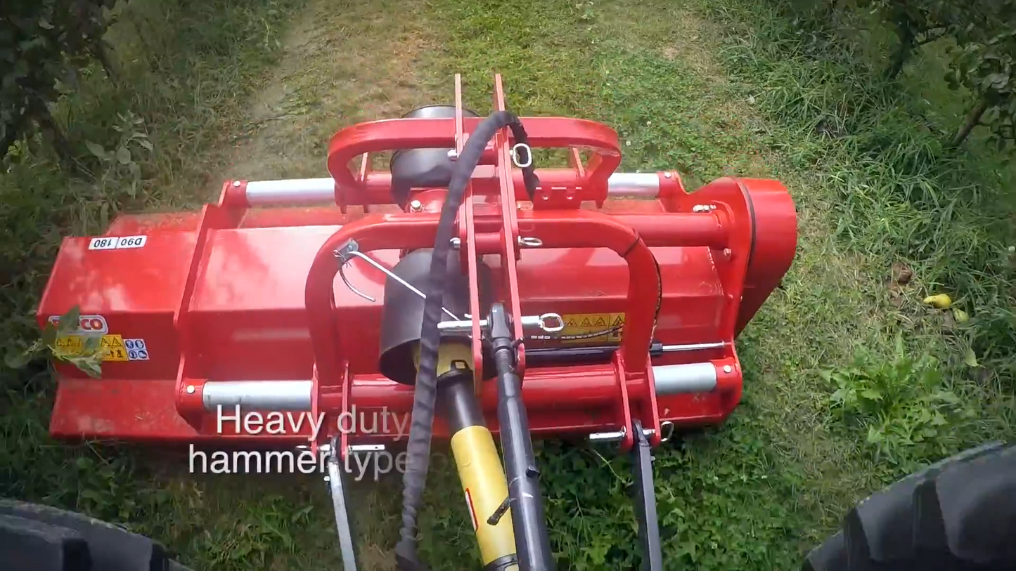 Befco | Destroyer Flail Shredder | Model D90 Series | Width 60" To 88" | Horsepower 40–90 HP | Side-Shift | Horsepower 40–90 HP | For Tractor