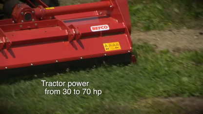 Befco | Hurricane Flail Mower | Model H70 Series | 60" To 88" Width | Cat. 1 & 2 Quick Hitch | Horsepower30 To 70 HP | For Tractor
