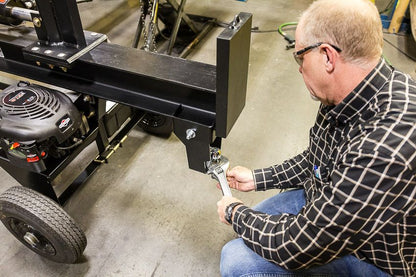 Swisher Log Splitter Accessories Bundle | 4-Way Wedge 18840, Firewood Cradle 21800, "H" Beam Log Cradles 16277, 34 Ton Hitch Mount Kit 21207, 22/28 Ton Hitch Mount Kit 21200 | High-Grade Steel