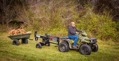 Swisher Log Splitter Accessories Bundle | 4-Way Wedge 18840, Firewood Cradle 21800, "H" Beam Log Cradles 16277, 34 Ton Hitch Mount Kit 21207, 22/28 Ton Hitch Mount Kit 21200 | High-Grade Steel