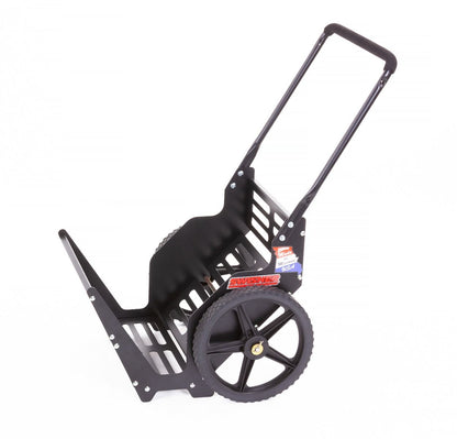 Swisher Eagle & Flag Fire Pit and Firewood Utility Cart | Fire Pit 32" L x 30" W x 15" H | Firewood Cart 24" W x 26" L x 39" H | Heavy Duty Steel | 200 lb Capacity