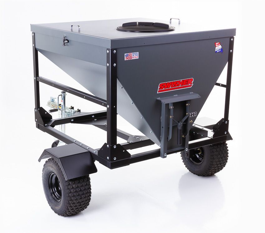 Swisher Hobby Farm Pro Drop Feeder | Model 21500 | 20 CuFt Capacity | 1,000 lb. Max Weight | Horsepower 10 To 20 HP | For ATV, UTV, Tractor, & Lawn Mower