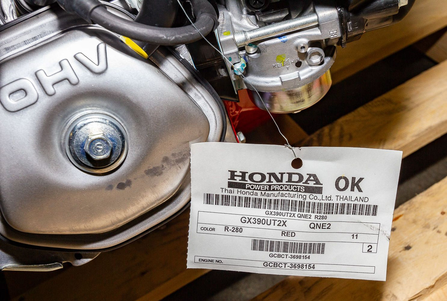 Swisher Honda GX390 OHV 389cc Horizontal Shaft Engine | Model GX390UT2QNE2 | 11.7 HP