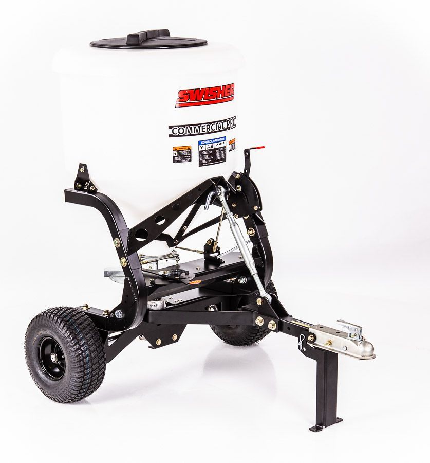 Swisher Hobby Farm Pro Tow-Behind Commercial Spreader | Model 22000 | 52-Gallon | 600 lb Capacity | 15" Spinner Disc | Horsepower 10 To 20 HP | For Tractor, ATV & UTV