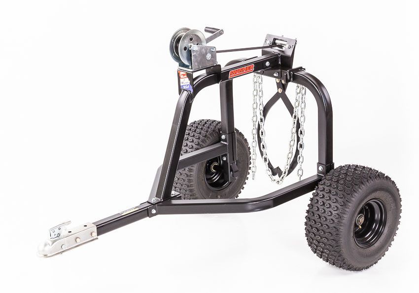 Swisher ATV Log Skidder | Model 22020 | 1200 lb Capacity | 18" Tires | 2" Ball Coupler | Horsepower 15 To 20 HP | For ATV & UTV