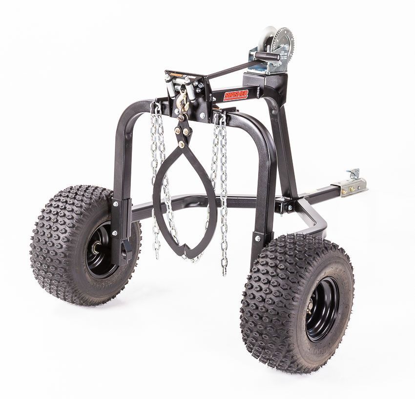Swisher ATV Log Skidder | Model 22020 | 1200 lb Capacity | 18" Tires | 2" Ball Coupler | Horsepower 15 To 20 HP | For ATV & UTV