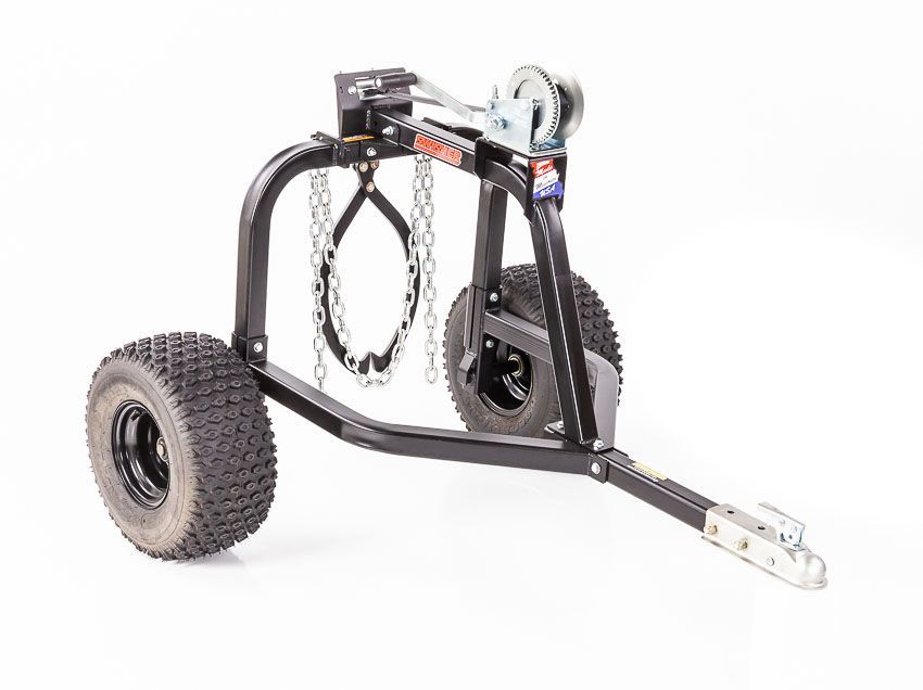 Swisher ATV Log Skidder | Model 22020 | 1200 lb Capacity | 18" Tires | 2" Ball Coupler | Horsepower 15 To 20 HP | For ATV & UTV