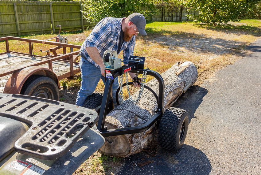 Swisher ATV Log Skidder | Model 22020 | 1200 lb Capacity | 18" Tires | 2" Ball Coupler | Horsepower 15 To 20 HP | For ATV & UTV