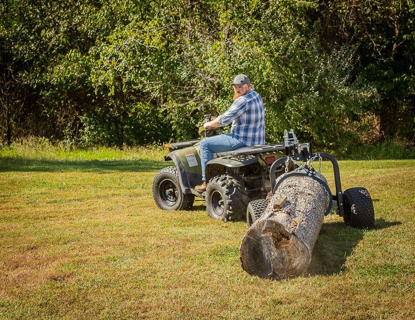 Swisher ATV Log Skidder | Model 22020 | 1200 lb Capacity | 18" Tires | 2" Ball Coupler | Horsepower 15 To 20 HP | For ATV & UTV