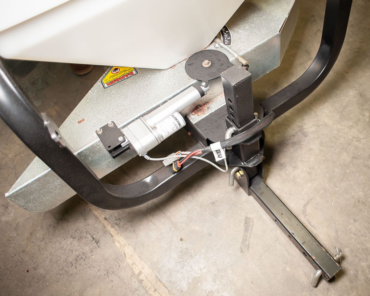 Swisher Commercial Truck Spreader | Model 22340-B | 25 Gallon Hopper | 1/3 HP Electric Motor | Up to 35 ft. Spread Width | Horsepower 15 To 20 HP | For Trucks & ATVs