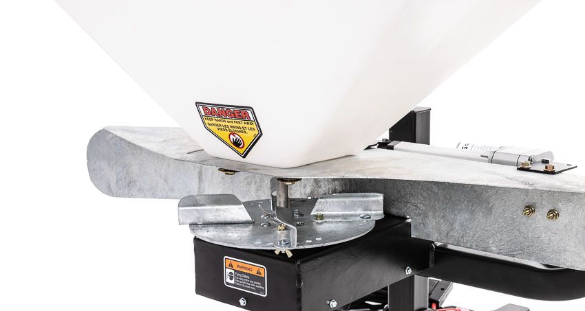 Swisher Commercial Truck Spreader | Model 22340 | Spread Width 35' | Hopper Capacity 25-Gallon | Horsepower 10-20 HP | For Trucks