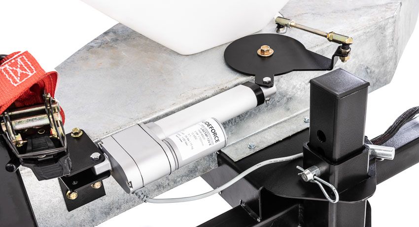 Swisher Commercial Truck Spreader | Model 22340 | Spread Width 35' | Hopper Capacity 25-Gallon | Horsepower 10-20 HP | For Trucks