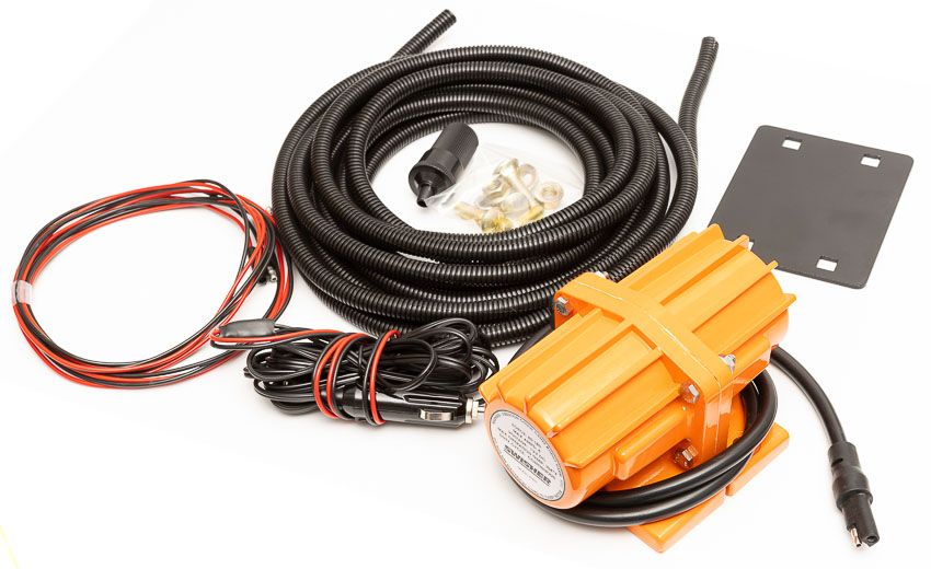 Swisher Commercial Pro Truck Spreader with Vibrator | Model 22511 | 25-Gallon Hopper | 80 lbs Vibrator Force | Universal 2"x2" Receiver Mount | Horsepower 10 To 20 HP | For Trucks & UTVs