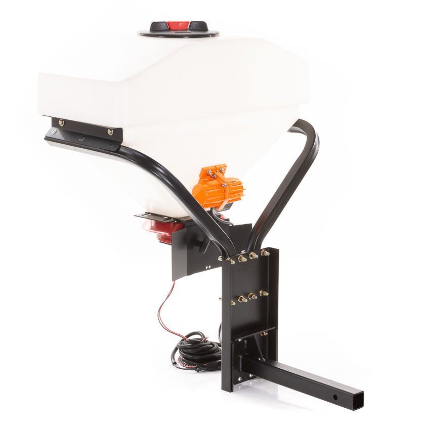 Swisher Commercial Pro Truck Spreader with Vibrator | Model 22511 | 25-Gallon Hopper | 80 lbs Vibrator Force | Universal 2"x2" Receiver Mount | Horsepower 10 To 20 HP | For Trucks & UTVs