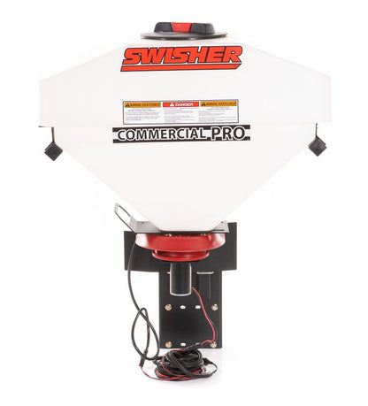 Swisher Commercial Pro Truck Spreader with Vibrator | Model 22511 | 25-Gallon Hopper | 80 lbs Vibrator Force | Universal 2"x2" Receiver Mount | Horsepower 10 To 20 HP | For Trucks & UTVs
