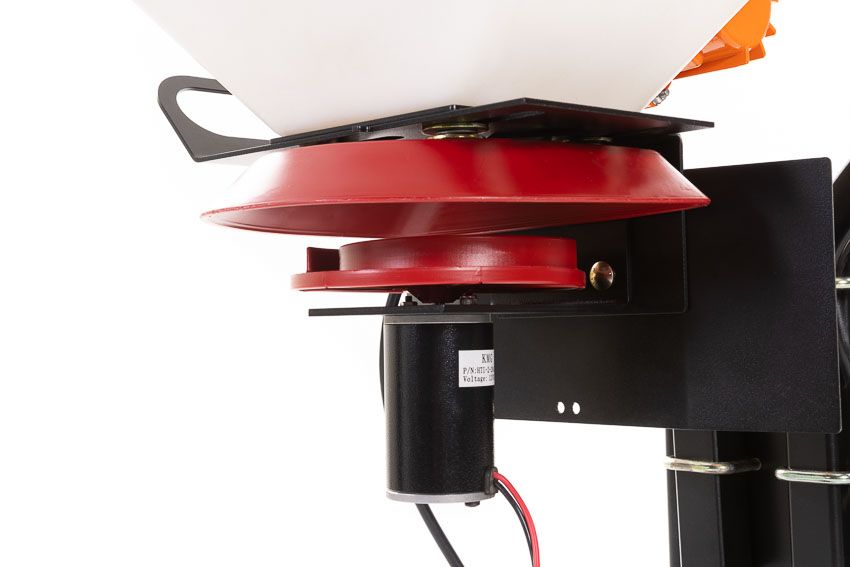 Swisher Commercial Pro Truck Spreader with Vibrator | Model 22511 | 25-Gallon Hopper | 80 lbs Vibrator Force | Universal 2"x2" Receiver Mount | Horsepower 10 To 20 HP | For Trucks & UTVs