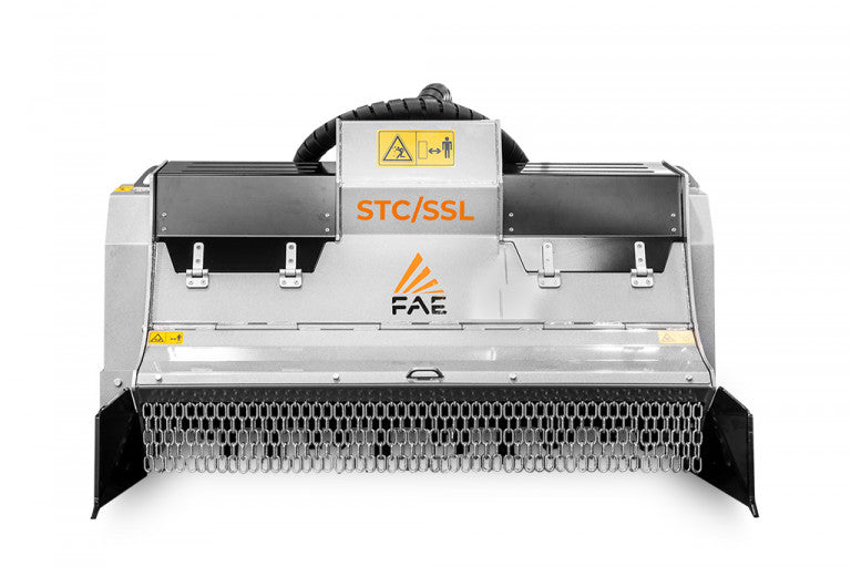 FAE | Stone Crusher | Model STC/SSL-150 | Width 62.6" | Hydraulic Flow 110–150 GPM | For Skid Steers