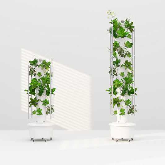 Lyine 4P Vertical Hydroponic Tower – Advanced Aeroponics Growing Kit |  4P6  Model | 40L