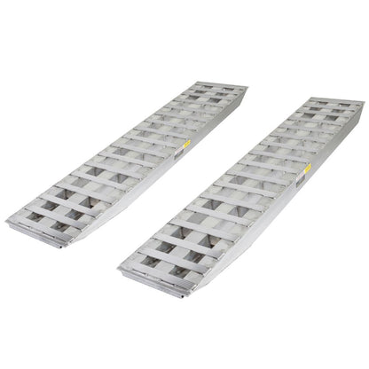 Heavy Duty Ramps Aluminum Equipment Loading Ramps | Model 23-18-096-02-02-LL | Size 8' L x 18" W | 23,500 lb. Capacity | Horsepower 23 HP | For Step Deck, Flatbed & Loading Dock Applications