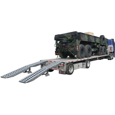 Heavy Duty Ramps Aluminum Equipment Loading Ramps | Model 23-18-096-02-02-LL | Size 8' L x 18