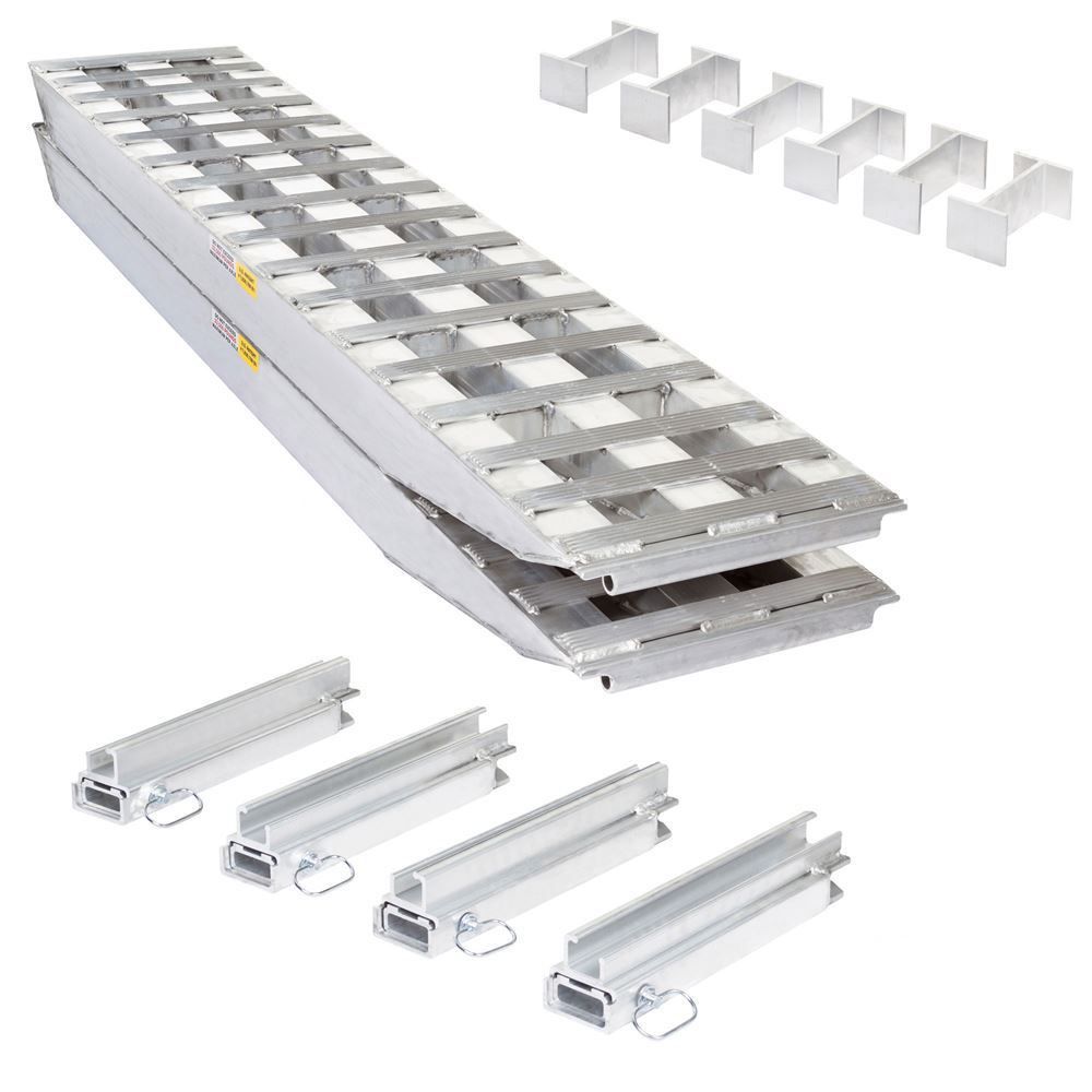 Heavy Duty Ramps 2 Bunk Load Leveler / 2 Ramp System | Model 23-18-096-02-02-MLL-2 | Size 8' L x 18" W | 23,500 lb. Capacity | Horsepower 23 HP | For 102" Step Deck Trailers with 18" Drop