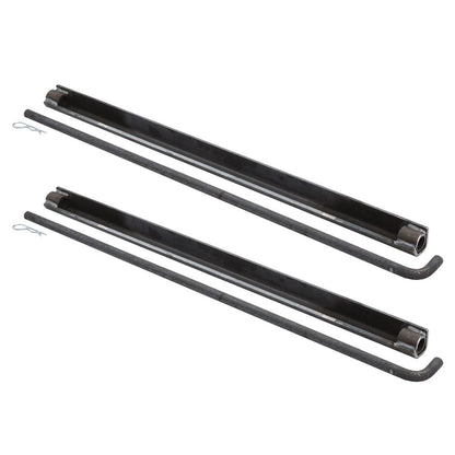 Heavy Duty Ramps Flatbed Trailer Ramp Kit | Model 23-18-192-FLAT-BED-Kit-STSS | Size 18" W x 16' L | 23,500 lb. | Horsepower 23 HP | For Trucks