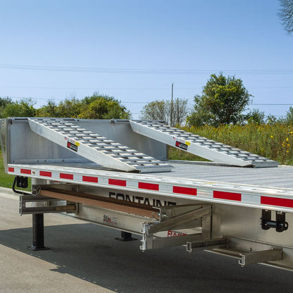 Heavy Duty Ramps 2 Bunk Load Leveler / 2 Ramp System | Model 23-20-096-02-02-MLL-2 | Size 8' L x 20" W | 23,500 lb. Capacity | Horsepower 23 HP | For 102" Step Deck Trailers with 20" Drop