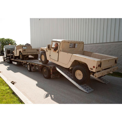 Heavy Duty Ramps 2 Bunk Load Leveler / 2 Ramp System | Model 23-24-096-02-02-MLL-2 | Size 8' L x 18" W | 23,500 lb. Capacity | Horsepower 23 HP | For 102" Step Deck Trailers with 24" Drop