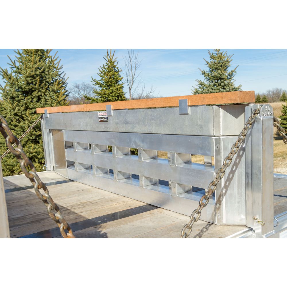 Heavy Duty Ramps 2 Bunk Load Leveler / 2 Ramp System | Model 23-24-096-02-02-MLL-2 | Size 8' L x 18" W | 23,500 lb. Capacity | Horsepower 23 HP | For 102" Step Deck Trailers with 24" Drop