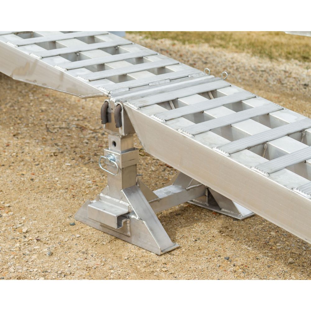 Heavy Duty Ramps 2 Bunk Load Leveler / 4 Ramp System | Model 23-24-192-02-02-MLL-2 | 8' L x 18" W | 23,500 lb. Capacity | 23 HP | For 24" Step Deck Trailers