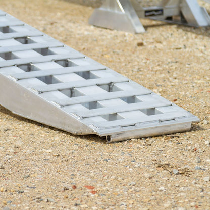 Heavy Duty Ramps 2 Bunk Load Leveler / 4 Ramp System | Model 23-24-192-02-02-MLL-2 | 8' L x 18" W | 23,500 lb. Capacity | 23 HP | For 24" Step Deck Trailers