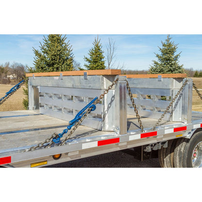 Brand Heavy Duty Ramps 2 Bunk Load Leveler / 2 Ramp System | Model 23-26-096-02-02-MLL-2 | 8' L x 20" W | 23,500 lb. Capacity | Horsepower 23 HP | For 102" W Step Deck Trailers