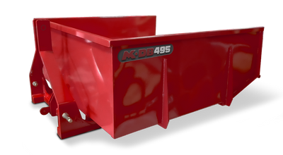 MK Martin | Dump Box 3PH Hitch | Model DB395 & DB495 | 10-30 Cu.Ft Capacity | Heavy Duty Tubular Subframe | For (Cat 1 Hitch) Tractors